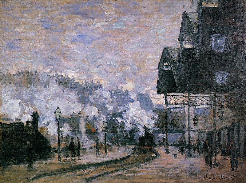 Saint-Lazare Station, the Western Region Goods Sheds, Claude Monet